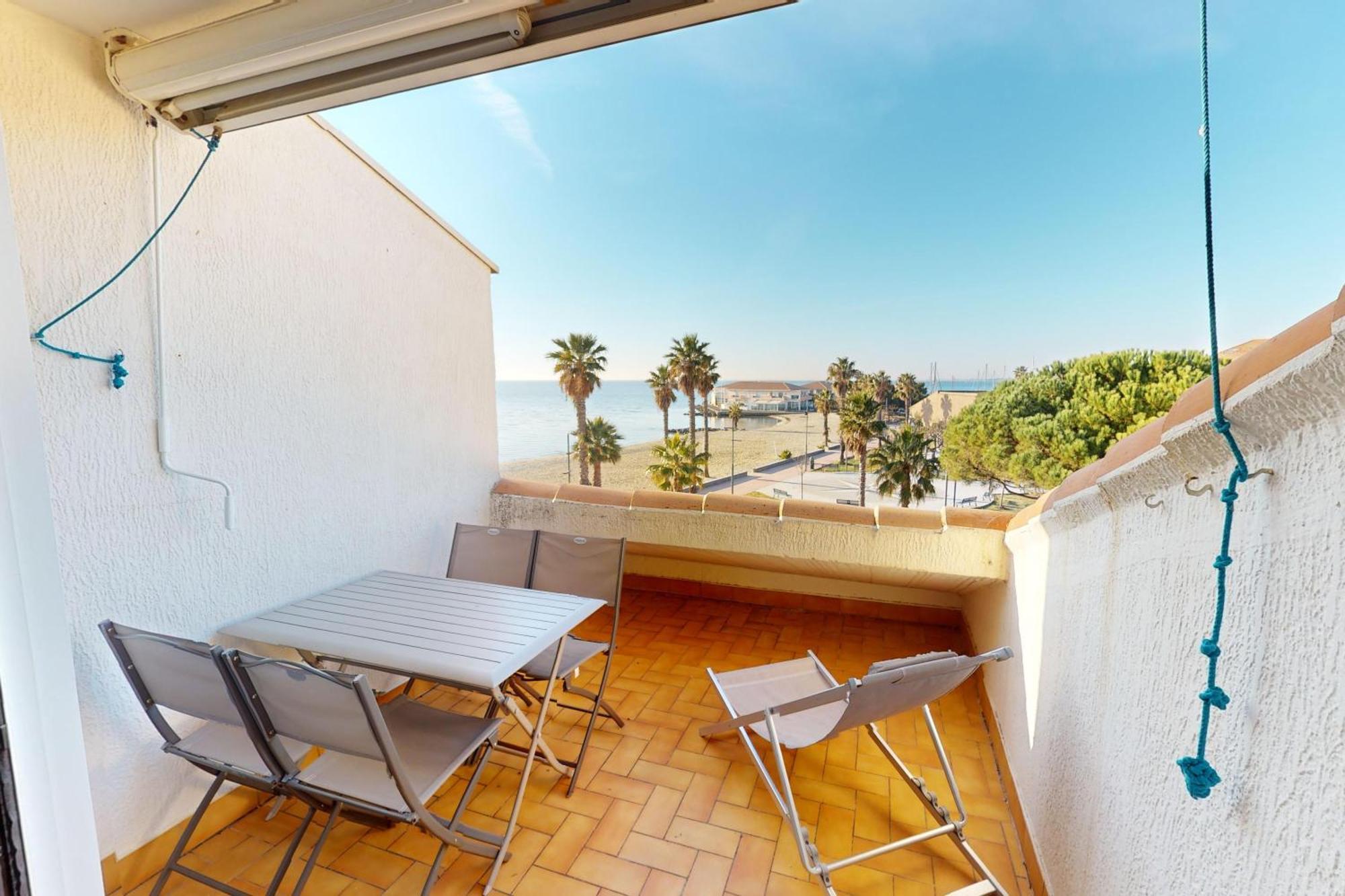 Appartement T2 Vue Plage Meze Proche Sete Exterior foto