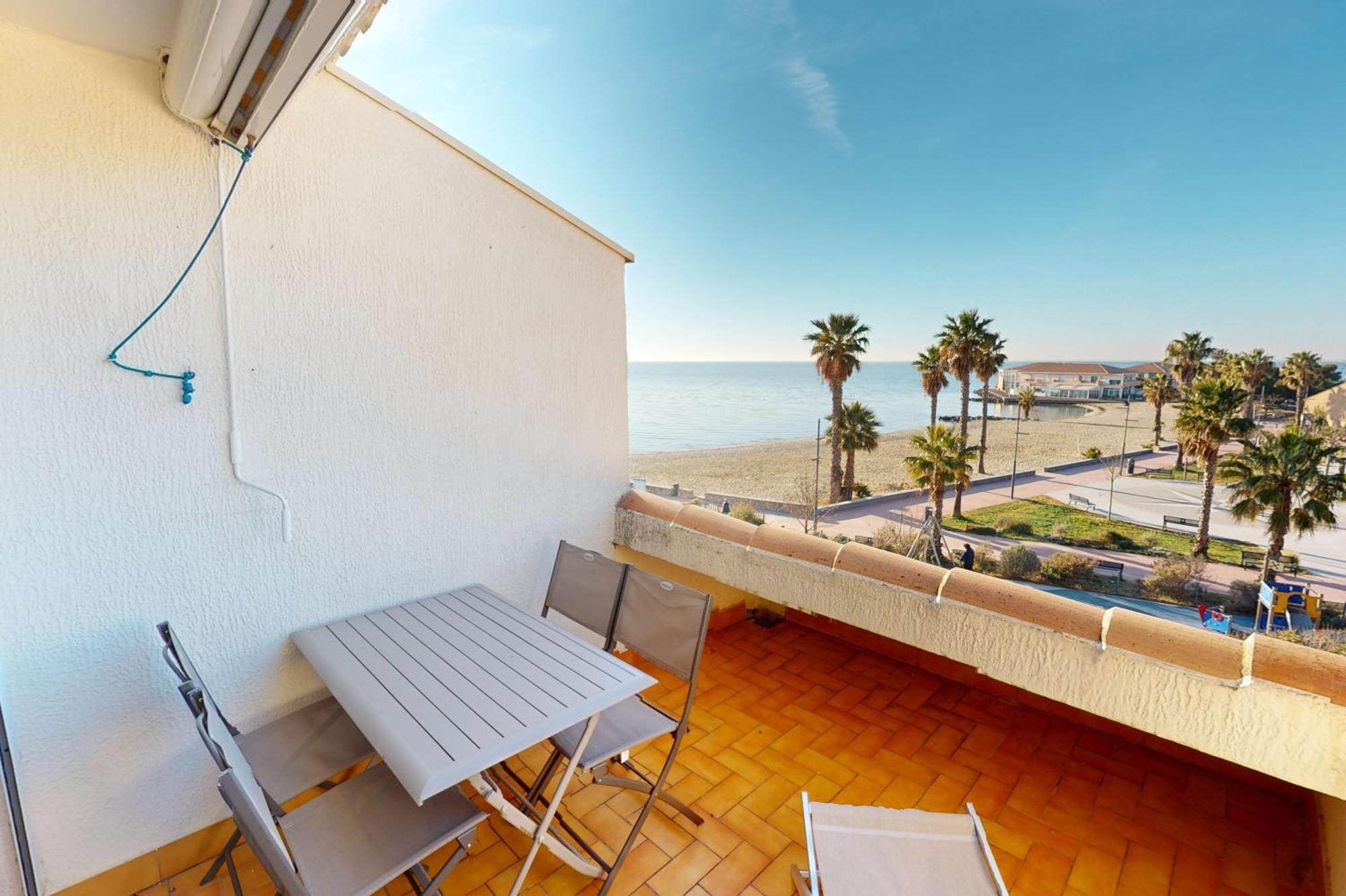 Appartement T2 Vue Plage Meze Proche Sete Exterior foto