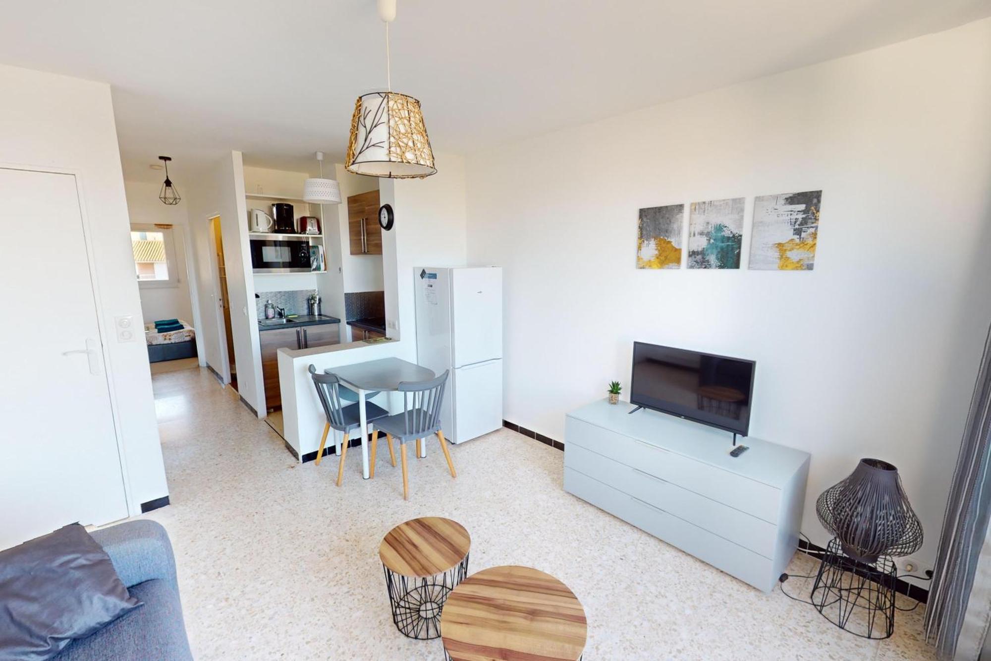 Appartement T2 Vue Plage Meze Proche Sete Exterior foto