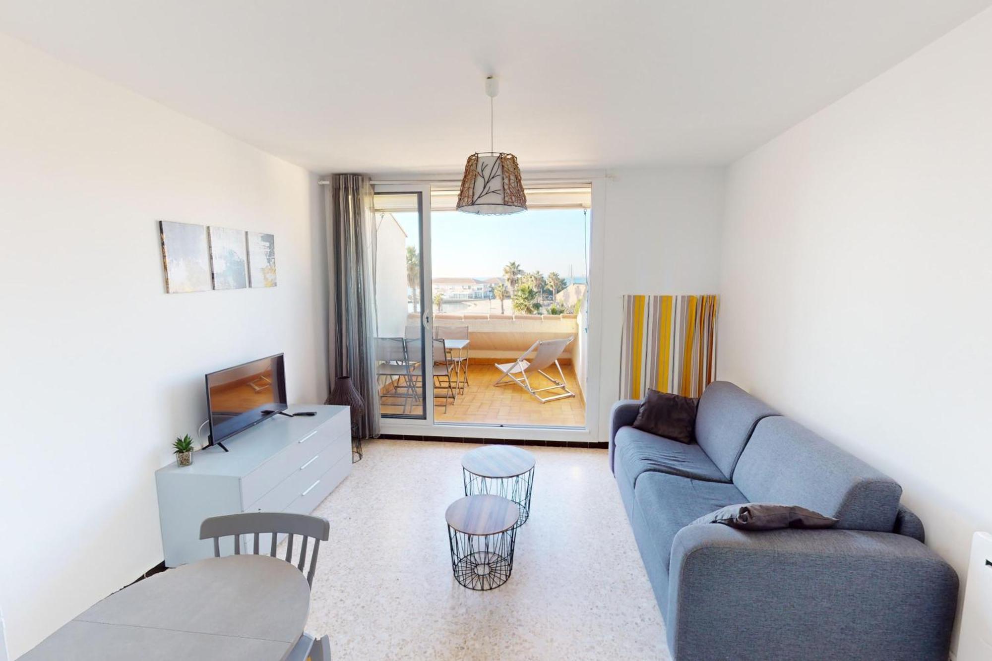 Appartement T2 Vue Plage Meze Proche Sete Exterior foto